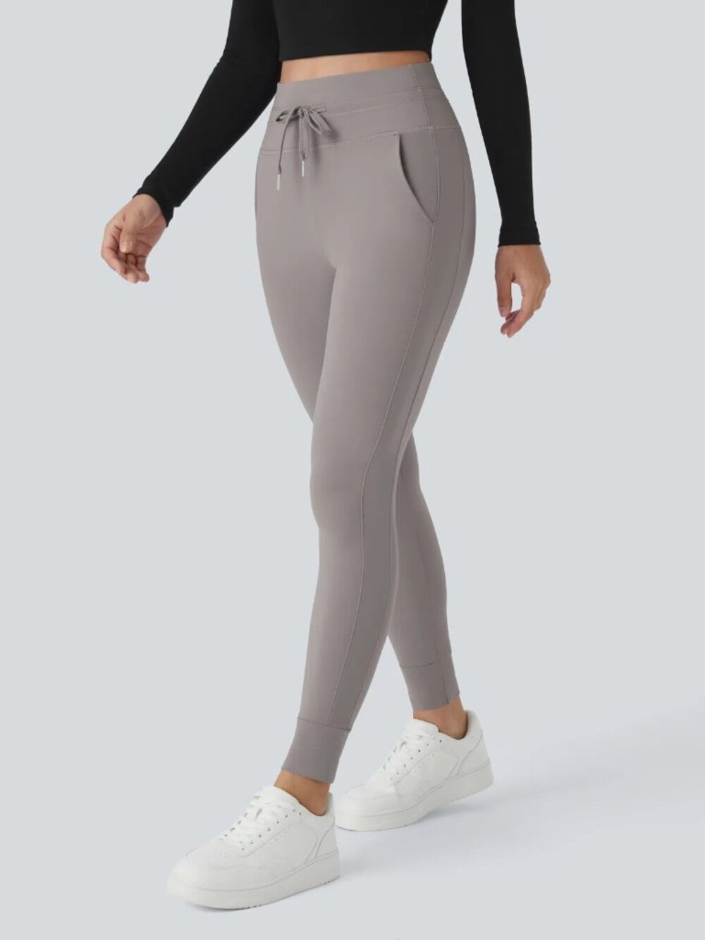 MEDIUM Halara SoftlyZero Plush High Waisted Drawstring Full Length Jogger